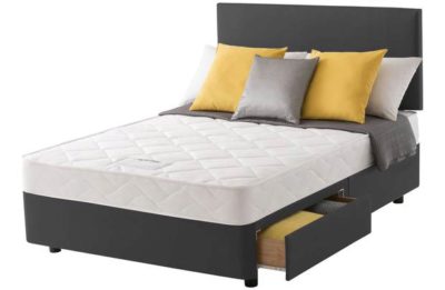 Layezee Calm Micro Quilt Kingsize 2 Drawer Divan Bed Layezee Calm Micro Quilt Kingsize 2 Drawer Divan Bed